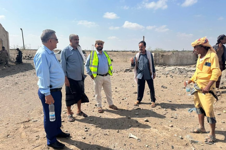 بتوجيه من الوزير السقطري ..&nbsp;تسليم موقع اعادة تأهيل مزرعة وادي خير بلحج للجهة المنفذة