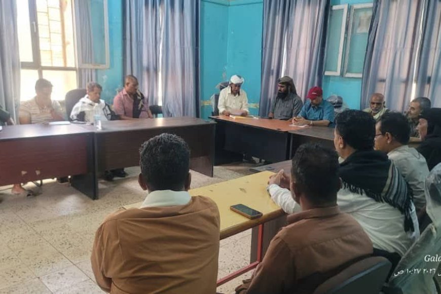 المكتب التنفيذي بمديرية المسيمير يعقد اجتماعه الدوري الرابع لشهر أبريل 2026م