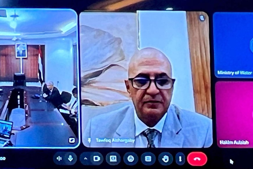 الوزير الشرجبي يبحث مع السفير الألماني تعزيز الشراكة في قطاع المياه والبيئة ودعم التكيف المناخي