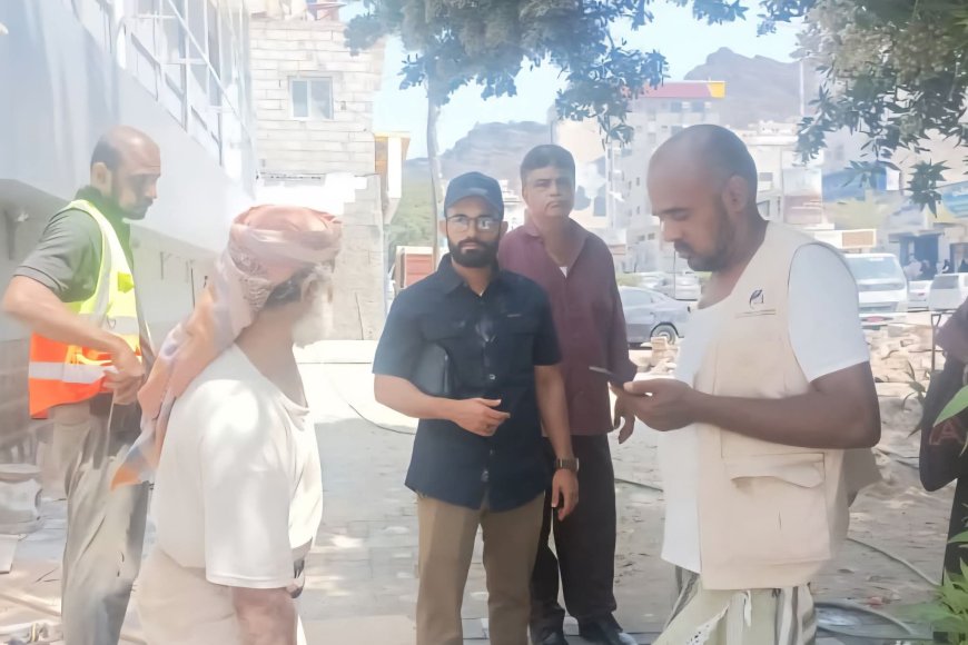 مدير عام صيرة يتفقد اللمسات النهائية لمشروعي ترميم مبنى الأشغال العامة وتأهيل سينما برافين (أروى)