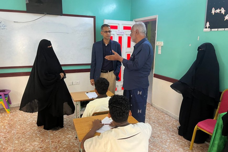 العمودي يزور مركز النور للمكفوفين وتدريب المعاقين ويشيد بجهود التأهيل والتعليم&nbsp;