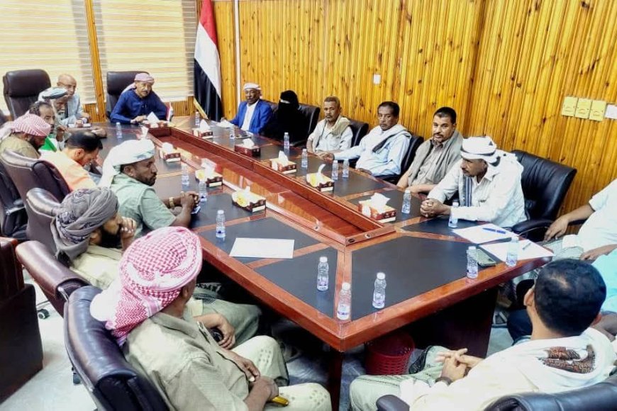 الوكيل بارباع يناقش مع قيادة مكون تحالف عماد الأوضاع العامة وأبرز التحديات التي تواجه المواطنين