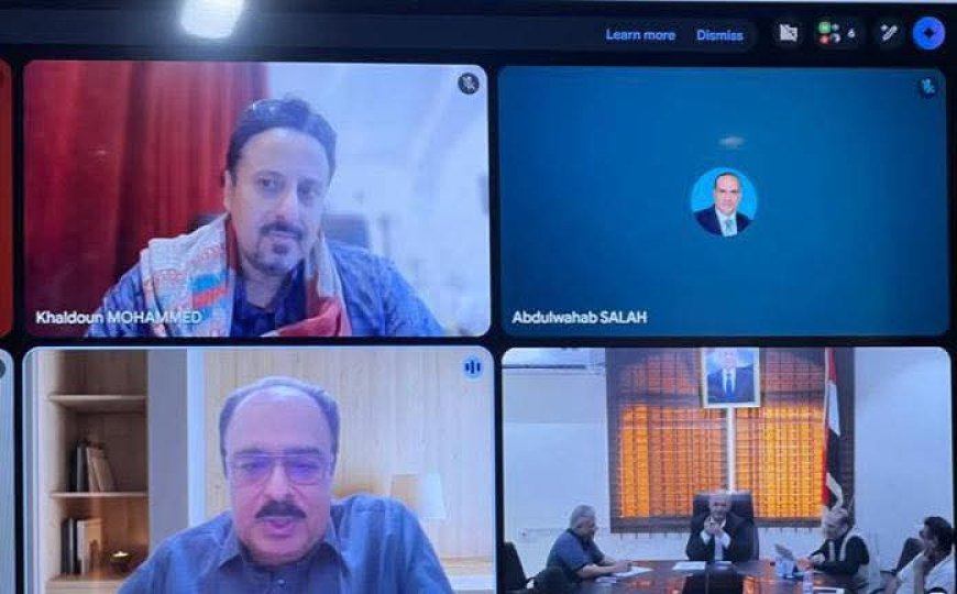 وزير المياه والبيئة يبحث مع البنك الدولي و"اليونبس" تعزيز التعاون المشترك 