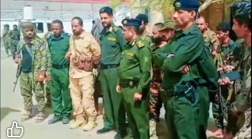 زيارة تفقدية لمدير أمن أبين الى مقر إدارة أمن خنفر