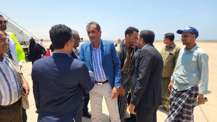 وصول وفد من وزارة الزراعة والأسماك ومنظمة "الفاو" إلى سقطرى