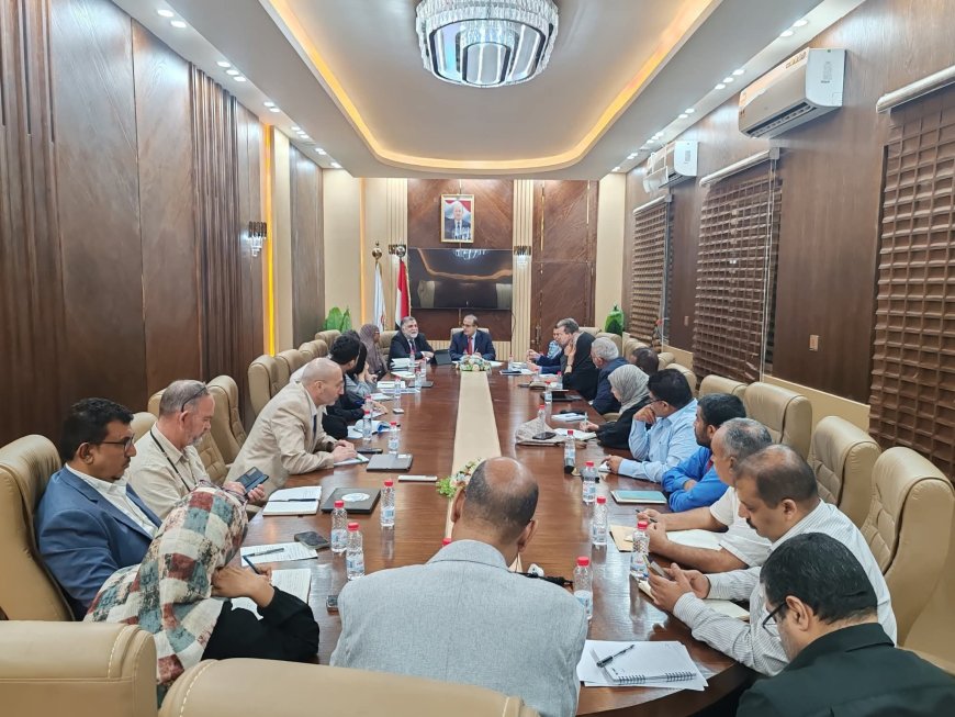 وزير الصحة يرأس اجتماع صحي موسع ضم عدد من قيادات الوزارة وممثلي المنظمات الدولية شريكة القطاع الصحي 