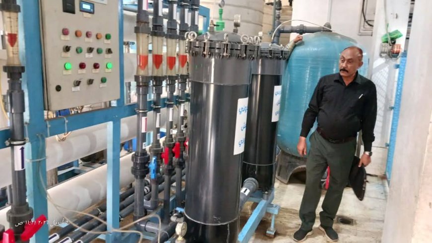 تعز : استمرار التشديد الرقابي على محطات تحلية مياه الشرب