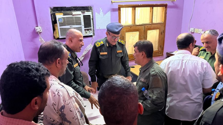 وكيل مصلحة الأحوال المدنية يتفقد مركز الأحوال المدنية بمحافظة لحج