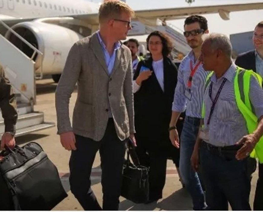  عاجل..وصل المبعوث الأممي الخاص لليمن، هانس غروندبرغ، إلى مدينة عدن، اليوم الاثنين