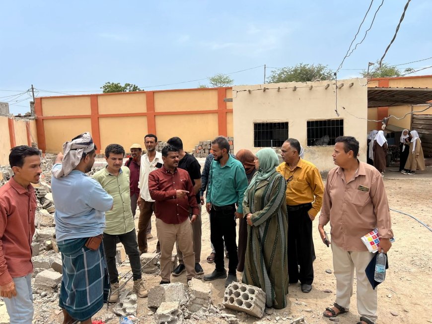 معاوية يدشّن مشروعين تعليميين لتعزيز البنية التحتية ودعم محو الأمية