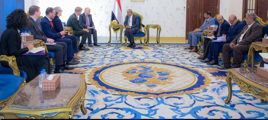 ‏عضو مجلس القيادة محمود الصبيحي يستقبل المبعوث الأممي