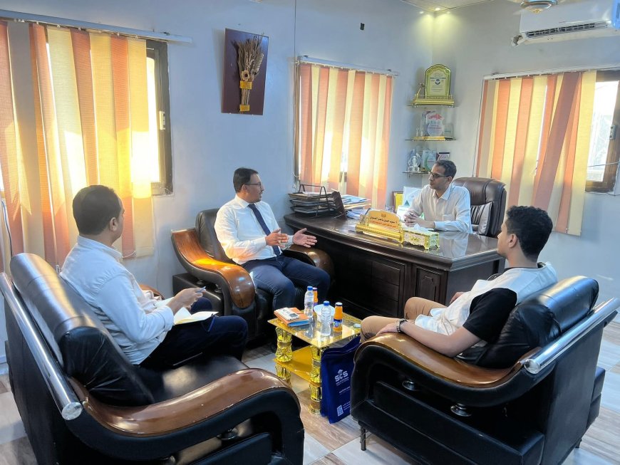 مدير عام الشؤون الاجتماعية يلتقي المدير التنفيذي لجمعية طالب العلم 