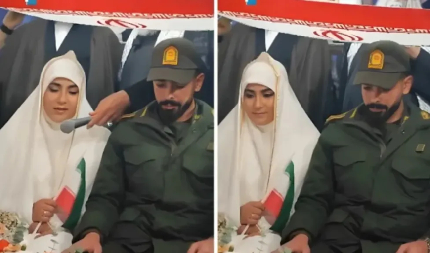 (زواج لشهر واحد) بتفاصيل صادمة!!.. شرطي إيراني يعقد على امرأة أمام الكاميرا (فيديو)