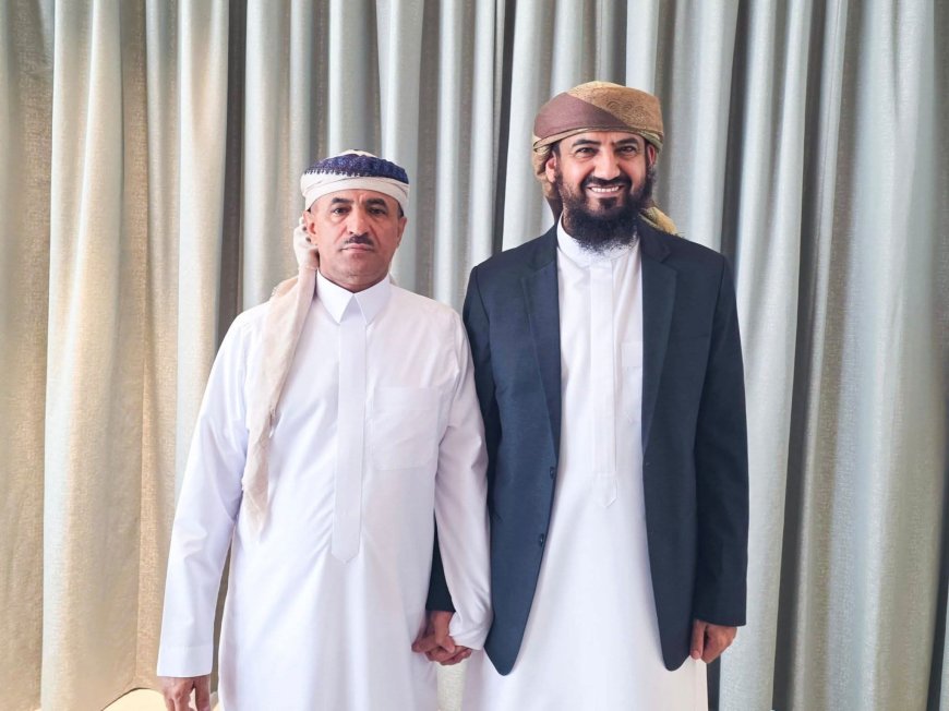 ‏المحرّمي يلتقي القيادي في الحراك الجنوبي صلاح الشنفرة ويؤكد على وحدة الصف الجنوبي