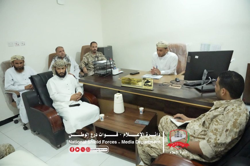 رئيس أركان قوات درع الوطن يتفقد المالية وشؤون الأفراد ويؤكد:لا تهاون في الانضباط وتطوير الأداء المؤسسي