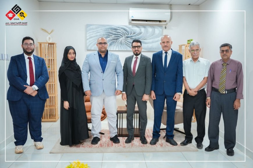 نحو خريج جاهز لسوق العمل: لقاء الجامعة الألمانية الدولية – عدن مع مكتب إبهار لاين للهندسة المعمارية والمقاولات