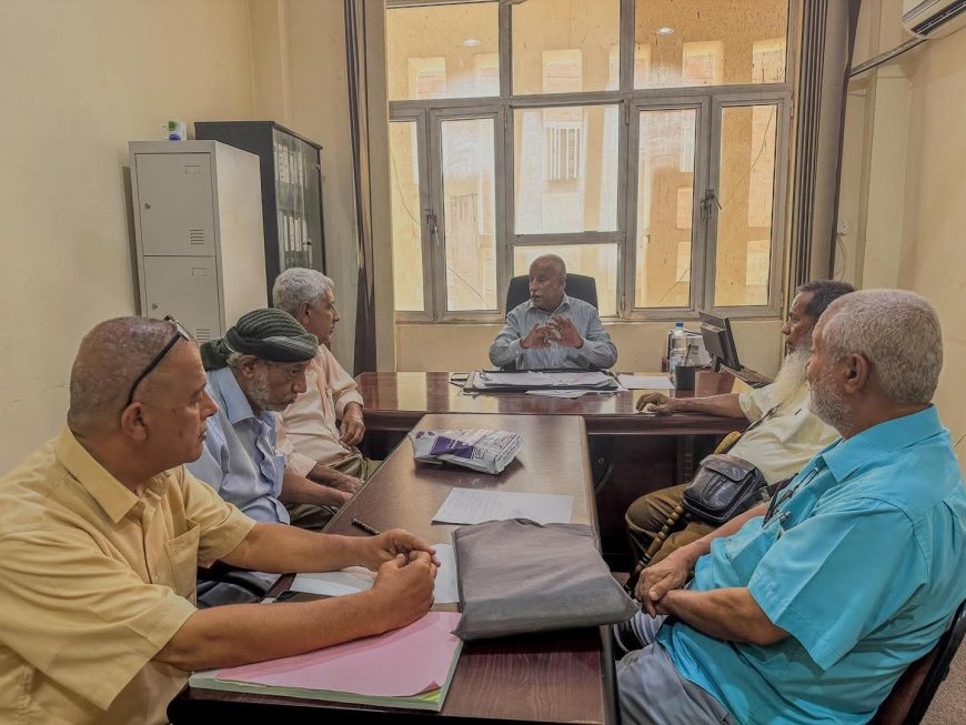 وزارة الزراعة والأسماك تناقش سير العمل وتطوير الأداء بالمحاجر النباتية بالعاصمة عدن  