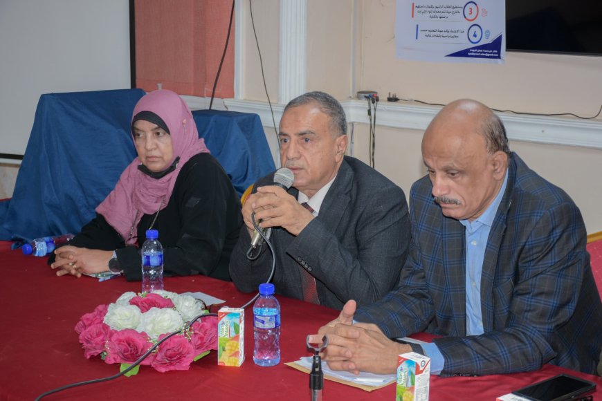 خلال لقائه بأساتذة كلية الطب.. رئيس جامعة عدن يؤكد المضي نحو نيل الاعتماد الأكاديمي