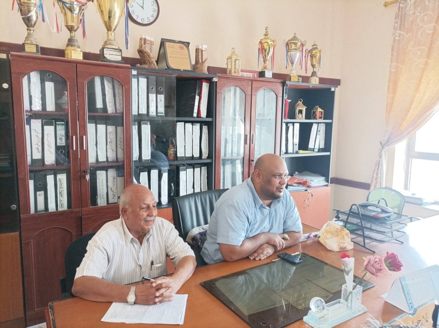 إجتماع للفريق الاستشاري لمدير إدارة التربية والتعليم م/صيرة،