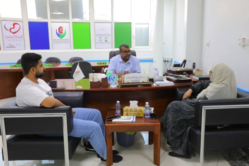 الدكتورة اشراق السباعي تزور مركز فاطمة بابطين الطبي بسيئون وتطلع على سير العمل وخدمات رعاية مرضى الفشل الكلوي