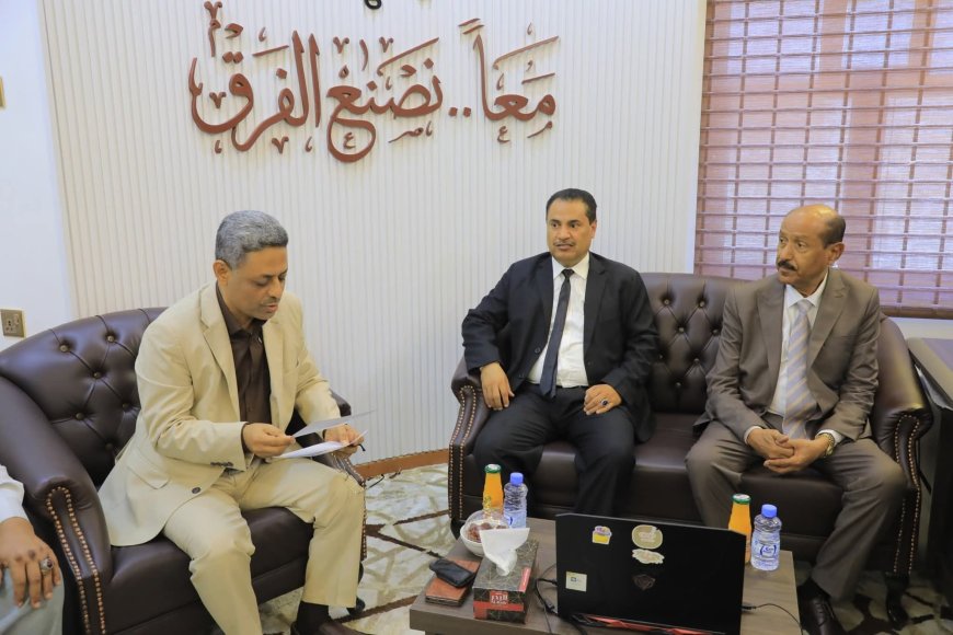 الوكيل بارباع يدشّن إطلاق الموقع الإلكتروني لصندوق النظافة والتحسين بوادي وصحراء حضرموت
