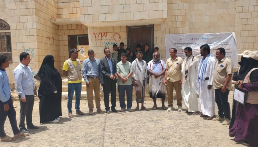 استلام مبنى مركز صحي بمأرب ضمن جهود تعزيز المصالحة المجتمعية وإعادة الخدمات