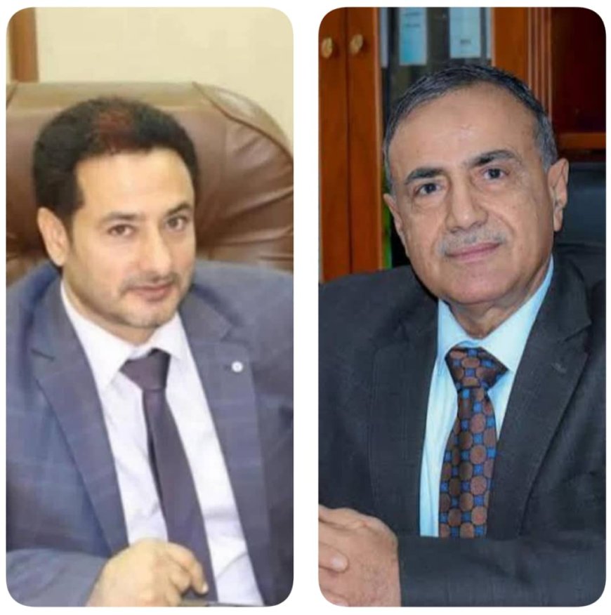 رئيس جامعة عدن يهنئ المدرس حيدره القاضي بمناسبة تعيينه مديرًا عامًا لمكتب الإعلام بمحافظة عدن