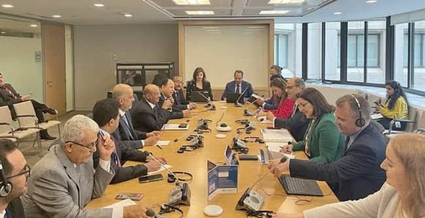 محافظ البنك المركزي ووزير المالية يلتقيان مدير ادارة الشرق الأوسط في صندوق النقد الدولي