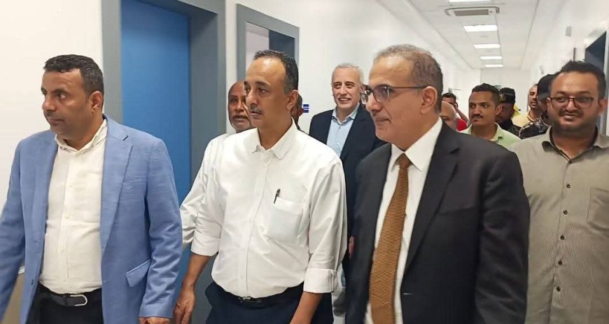 وزير الصحة يتفقد عدداً من مشاريع البنية التحتية الصحية في عدن ويؤكد أهميتها في تعزيز الخدمات الطبية