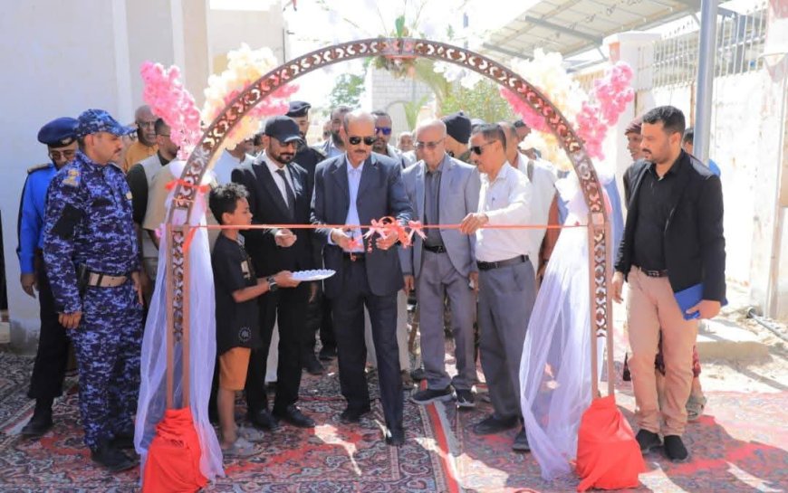 الوكيل باربّاع يفتتح مشروع الطاقة الشمسية بمستشفى شبام ويدشن مشروع ترميم العمارة الطينية الفريدة بمدينة شبام