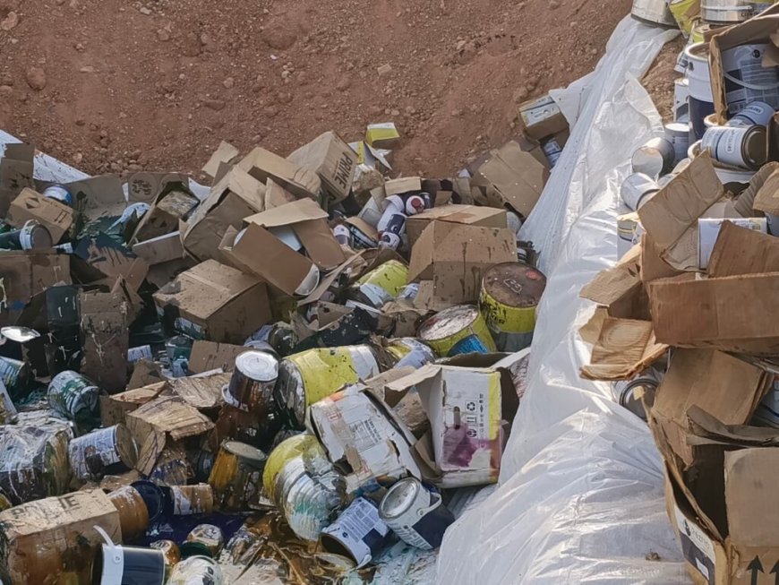 حضرموت: جمارك منفذ الوديعة تتلف بضائع منتهية وممنوعة بقيمة 46 مليون ريال