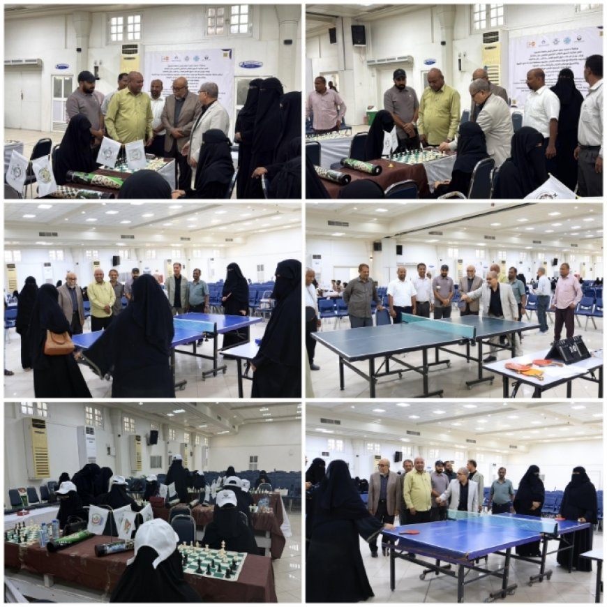 تدشين الفعاليات والأنشطة الرياضية الخاصة باسبوع الطالب الجامعي بجامعة حضرموت