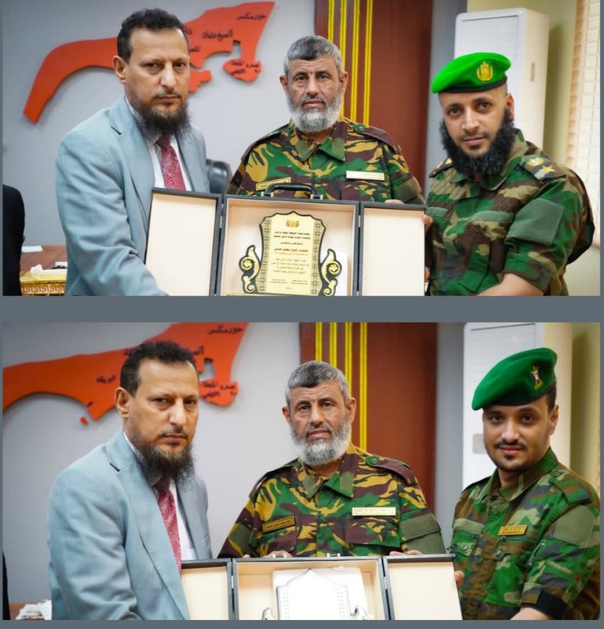 المحافظ شيخ يكرّم القيادة السابقة لوحدة حماية الأراضي ويشيد بدورها في مكافحة البناء العشوائي