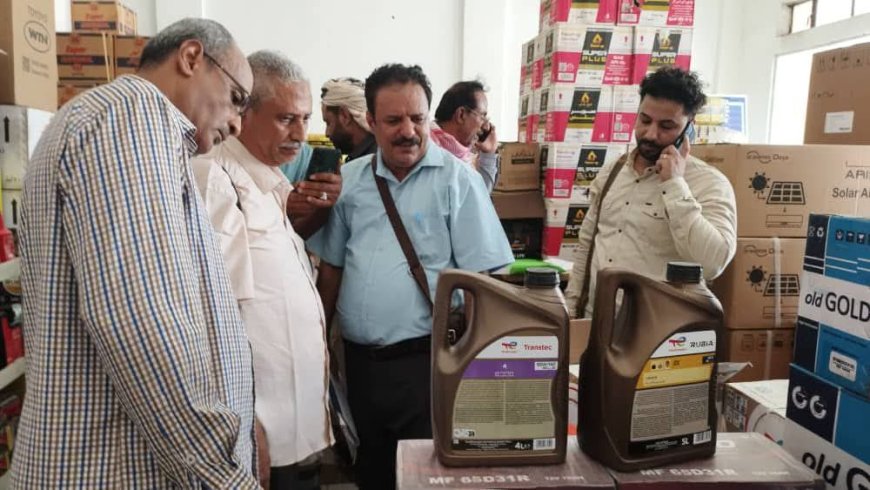 سلطةلحج تضبط وتغلق معملاً ضخماً لإنتاج زيوت السيارات المغشوشة في "تبن".. تفاصيل 