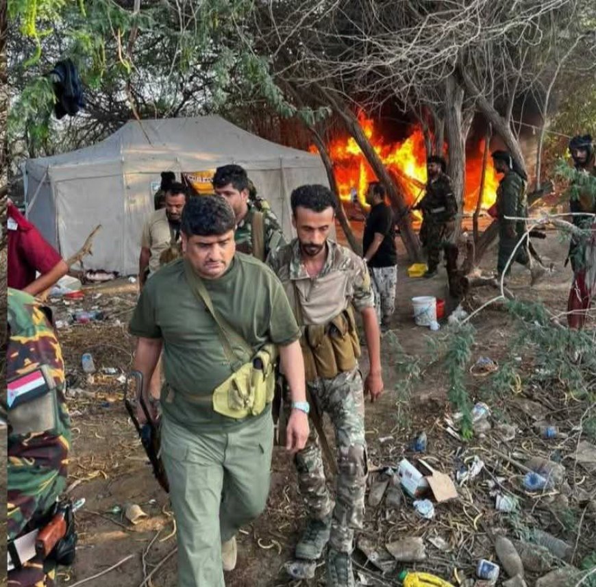 بتوجيهات محافظ أبين.. حملة أمنية بقيادة مدير أمن المحافظة تداهم معسكرات تهريب الأفارقة في أحور