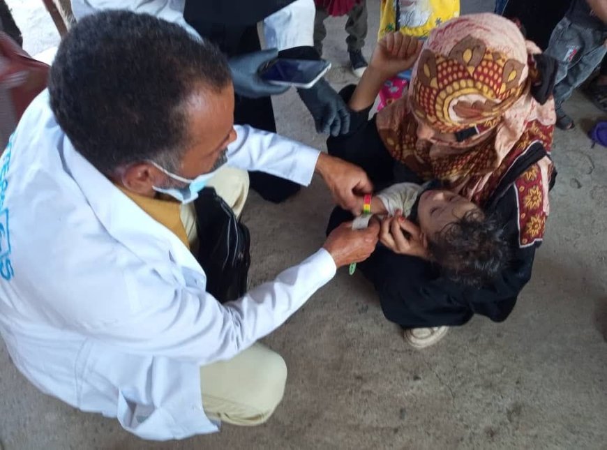 مكتب الصحة بتعز يدشن الجولة الأولى من النشاط الإيصالي التكاملي  