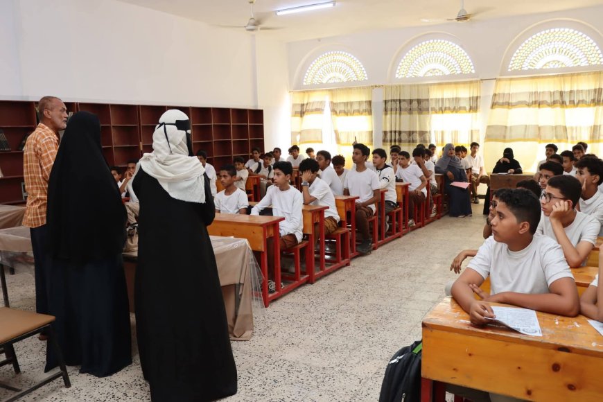 “التعليم الفني” يواصل حملته التوعوية المهنية بالنزول الميداني في مدارس مديرية صيرة