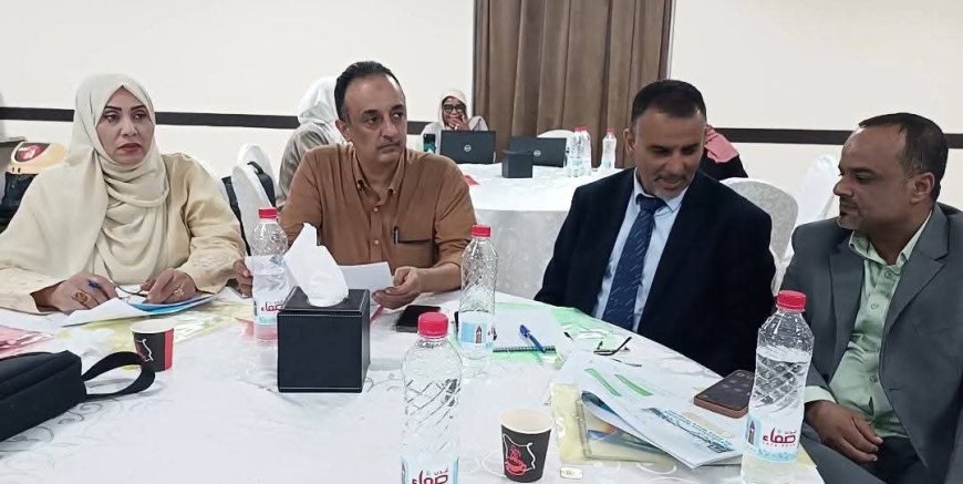 الشعبي وعّشيش يشاركان في ورشة عمل الخطة الاستراتيجية المؤقتة لبرنامج الأغذية العالمي في عدن(2027__2029)