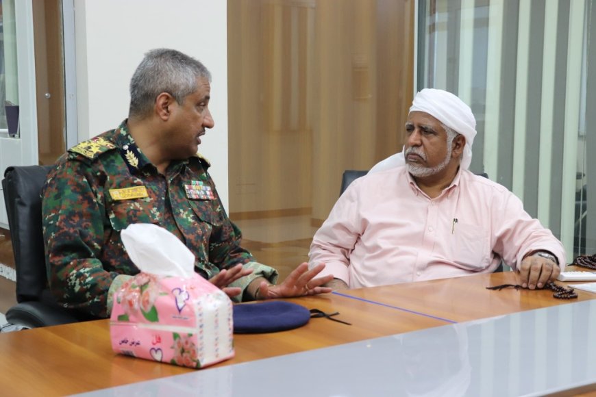 العميد الجابري يزور الشخصية الاجتماعية الشيخ البسيري