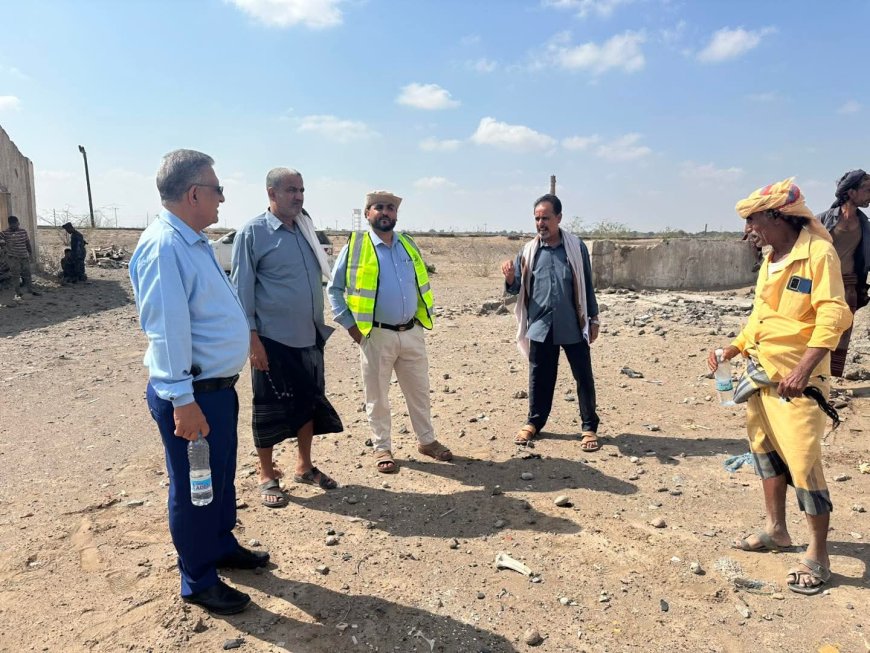 بتوجيه من الوزير السقطري .. تسليم موقع اعادة تأهيل مزرعة وادي خير بلحج للجهة المنفذة
