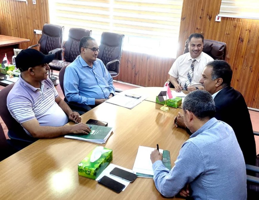 لقاء بسيئون لمناقشة أوضاع فرع الهيئة العامة لحماية البيئة في وادي حضرموت والصحراء .