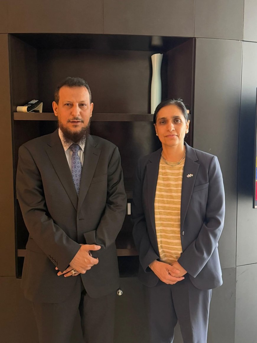 محافظ العاصمة عدن يبحث مع السفيرة البريطانية مستجدات الأوضاع الأمنية والخدمية