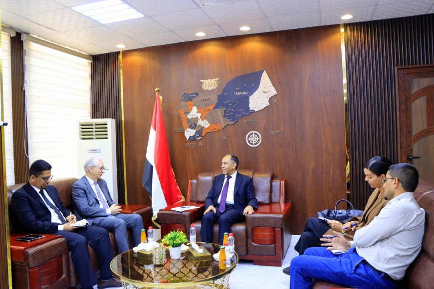 وزير الصناعة يناقش مع السفير الألماني تعزيز الشراكة الاقتصادية ودعم الصادرات اليمنية