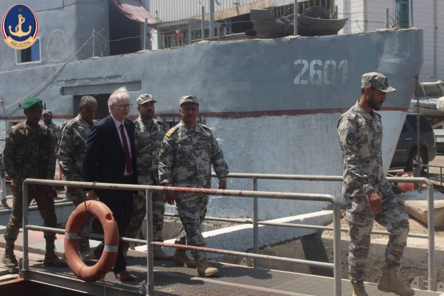 مصلحة خفر السواحل اليمنية تستقبل السفير الألماني وتبحث سبل تعزيز التعاون المشترك