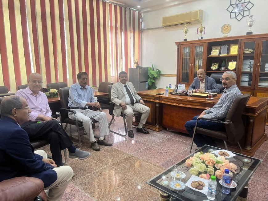 المستشار الثقافي بالسودان يبحث مع جامعة عدن والمجلس الطبي إجراءات الامتياز ومزاولة المهنة للخريجين من الجامعات السودانية