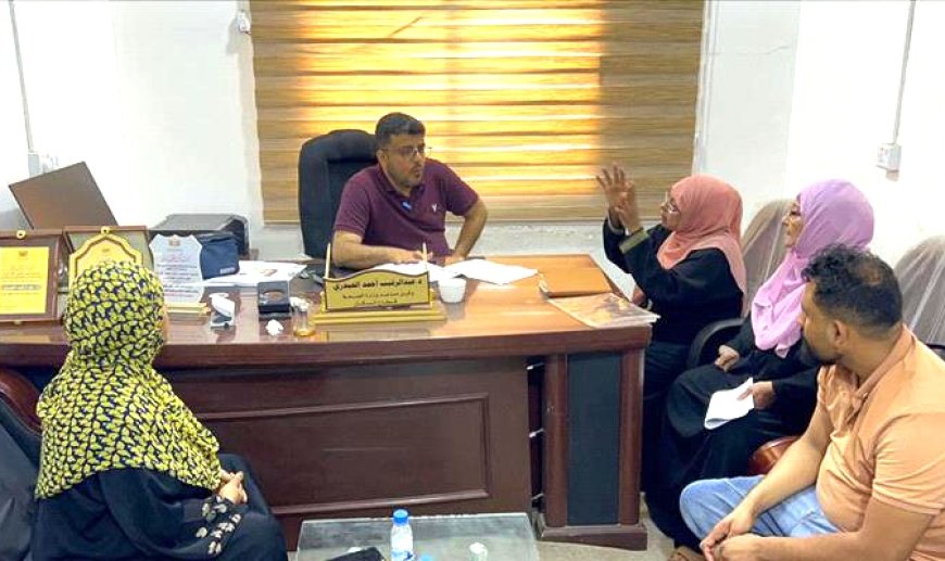 الوكيل «الحيدري» يناقش مع جمعية القابلات مشروع المسح الشامل لخدمات القبالة في القطاع الصحي