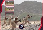 بالصور.. قوات العمالقة الجنوبية تنفذ مناورة عسكرية بالذخيرة الحية وسلاح المسيرات في أبين