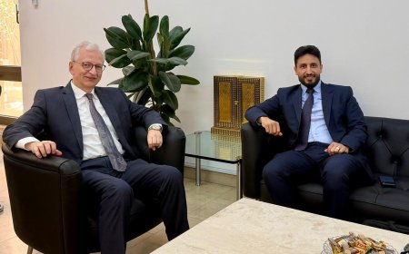 السفير الألماني يبحث مع الخضر السليماني مستجدات المشهد السياسي وتعزيز مسارات السلام