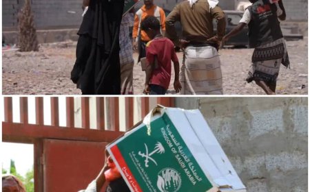 أبين.. مركز الملك سلمان يواصل توزيع السلال الغذائية ضمن مشروع التدخلات الغذائية الطارئة