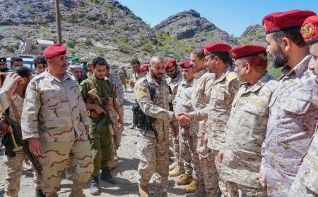 اللواء القبّة يترأس اجتماعاً عسكرياً لقادة ألوية محور الضالع في مريس